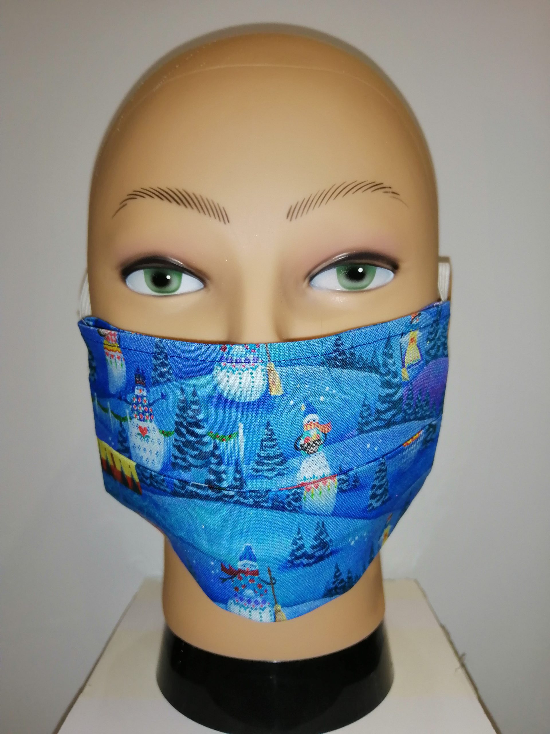 Festive Christmas Face Mask Pocketwatch Waistcoats