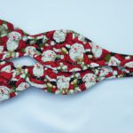 All Over Santa’s (Moss) Self Tie Bow Tie