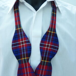 MacPherson (Modern Red) Tartan Self Tie Bow Tie