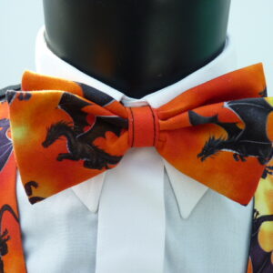 Sunset Dragon Pre Tied Bow Tie