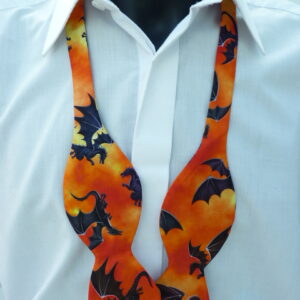 Sunset Dragon Self Tie Bow Tie
