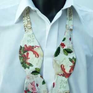 Vintage Christmas Self Tie Bow Tie
