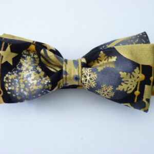 Christmas Ornamental Baubles Pre Tied Bow Tie