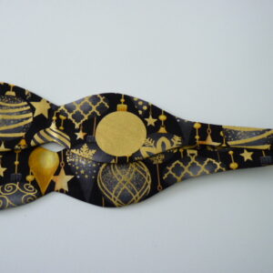 Christmas Ornamental Baubles Self Tie Bow Tie