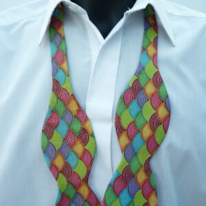 Colourful Shells Self Tie Bow Tie