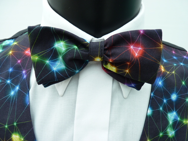 Electric Light Show Pre Tied Bow Tie