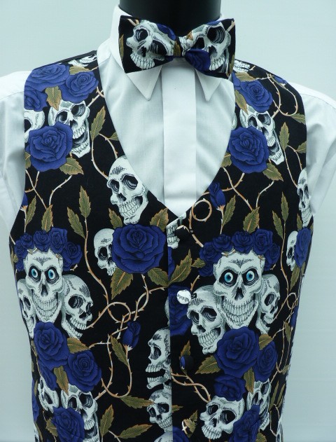 Mr Bones Blue Waistcoat