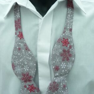 Organic Snowflakes Self Tie Bow Tie