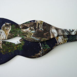 Wolves of The Night Self Tie Bow Tie