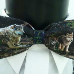 Wolves of The Night Pre Tied Bow Tie