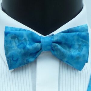 Blue Riverbank Pre Tied Bow Tie