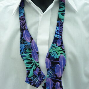 Coral Reef Diamond Tip Self Tie Bow Tie