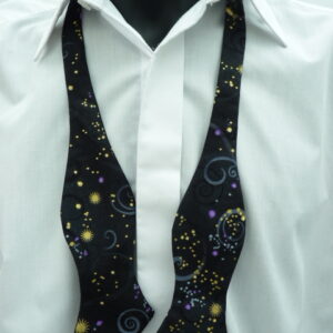 The Sky at Night Diamond Tip Self Tie Bow Tie